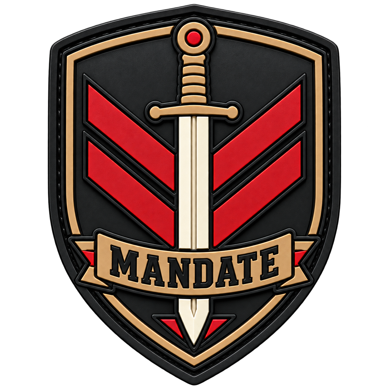 Mandate sword shield insignia